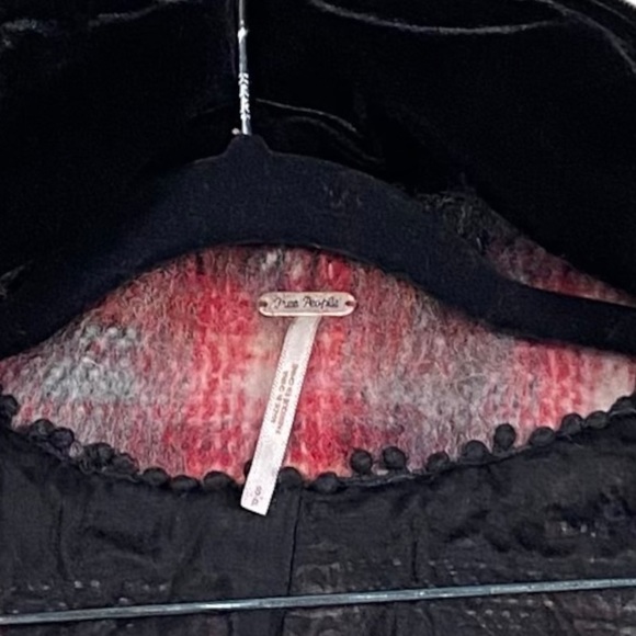 Free People Buffalo Shadow Plaid Wool Moto Military Jacket Small - Picture 7 of 15